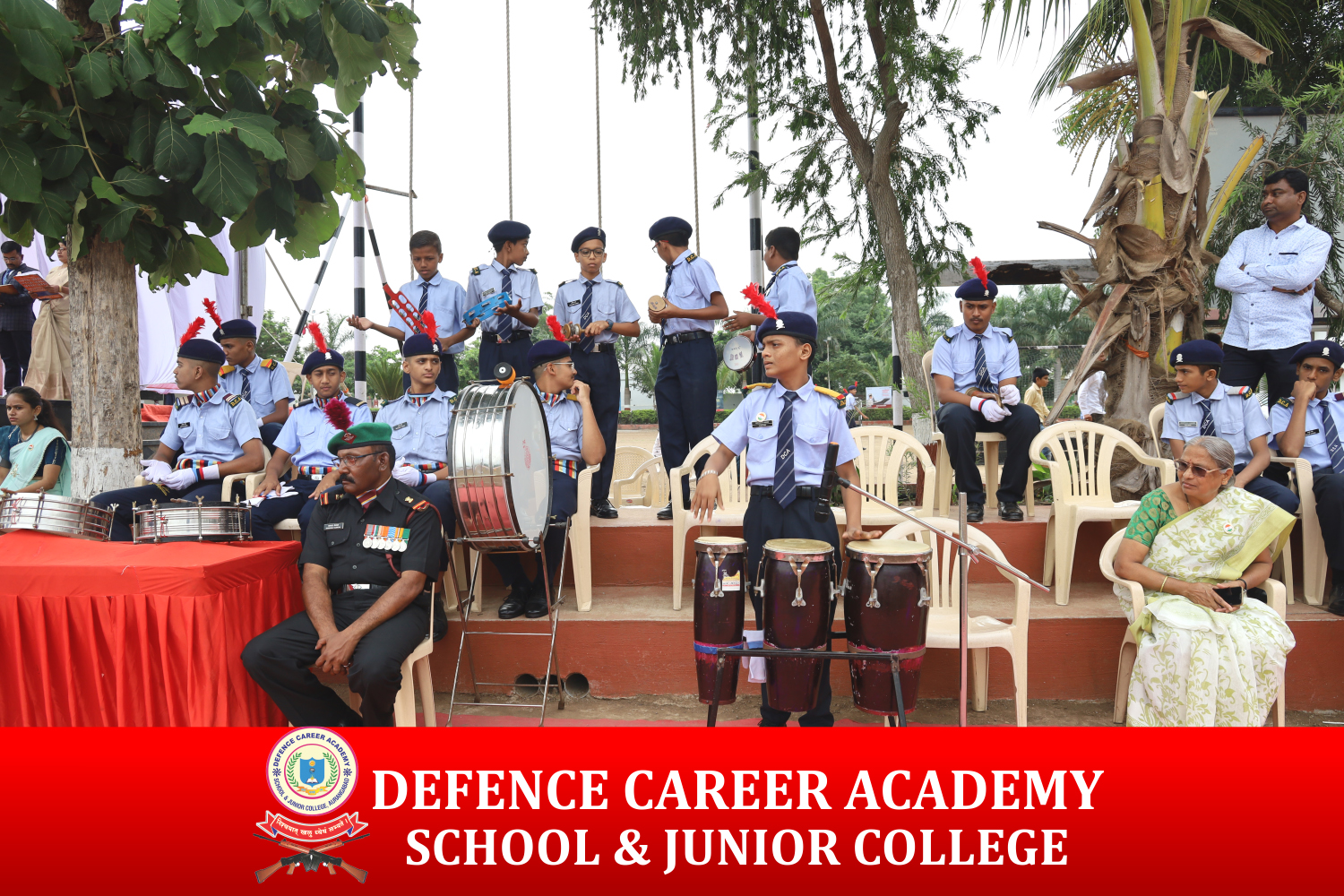 15th august celebration in best defenceschool dca aurangabad